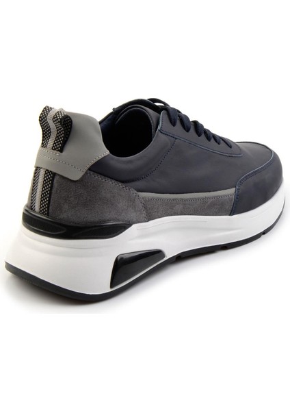 Lacivert Leather Erkek Sneaker E01589511703