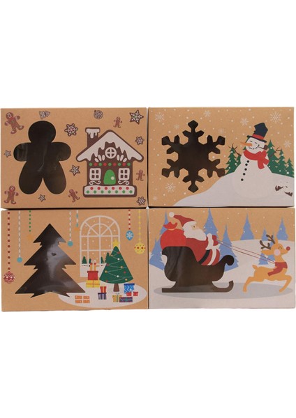 Temizle Parti Malzemeleri ile Noel Iş Için I Kutuları Kek Çörekler 4 (Yurt Dışından)
