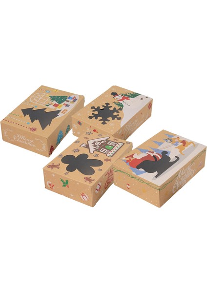 Temizle Parti Malzemeleri ile Noel Iş Için I Kutuları Kek Çörekler 4 (Yurt Dışından) modelleri