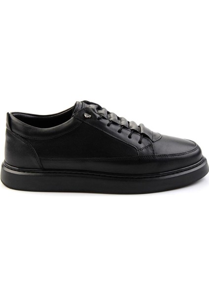 Siyah Leather Erkek Casual Ayakkabı E01082011503