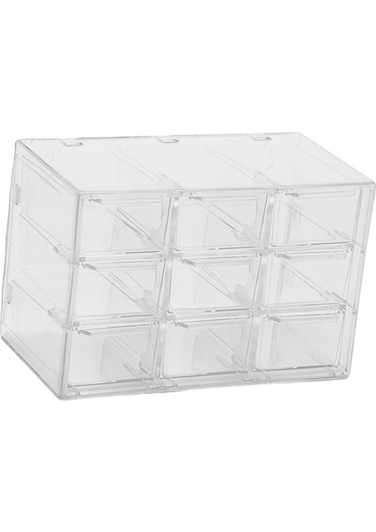 Mini Çekmece Ör Üstü Kutusu I Için Dıy El Sanatları 9 Çekmeceli (Yurt Dışından)