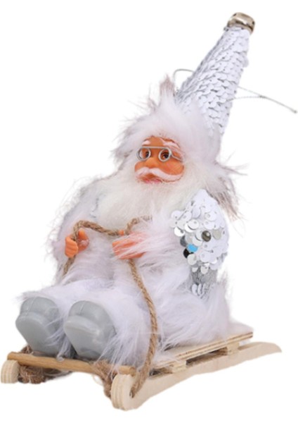 Noel Baba Bebek Ev Yenilik Noel Süsleri Iç Mekan Şenlikli Heykel Masa Beyaz (Yurt Dışından) modelleri