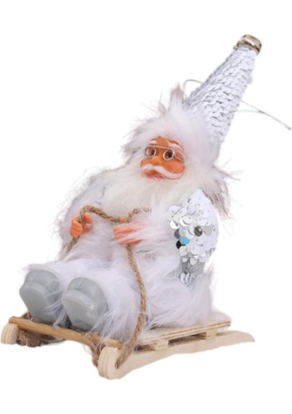 Noel Baba Bebek Ev Yenilik Noel Süsleri Iç Mekan Şenlikli Heykel Masa Beyaz (Yurt Dışından) fırsatları
