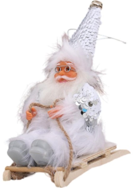 Noel Baba Bebek Ev Yenilik Noel Süsleri Iç Mekan Şenlikli Heykel Masa Beyaz (Yurt Dışından) indirimleri