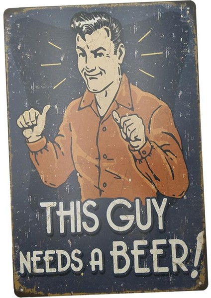 Metal Teneke Poster Dıy Man Cave 20X30 cm 19 (Yurt Dışından)