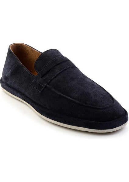 Lacivert Leather Erkek Loafer Ayakkabı E01589240102 fiyatları
