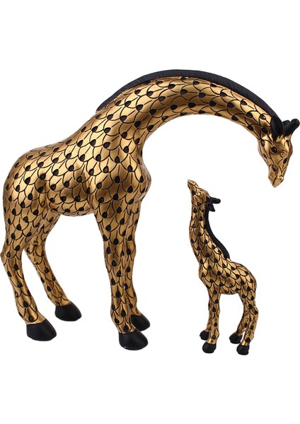 Anne ve Çocuk Zürafalar Heykel Heykeli Dolaplar Için Raf Dekorasyonu B (Yurt Dışından) fiyatları