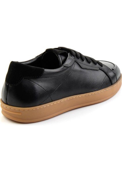 Siyah Leather Erkek Casual Ayakkabı E01087114803 modelleri