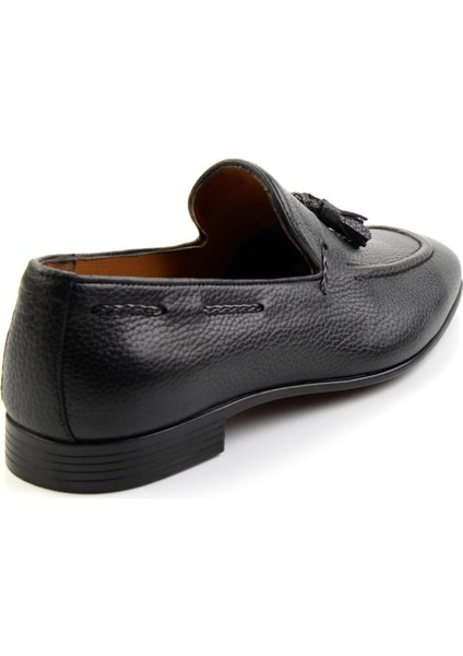 Siyah Leather Erkek Casual Ayakkabı E01587219740 modelleri