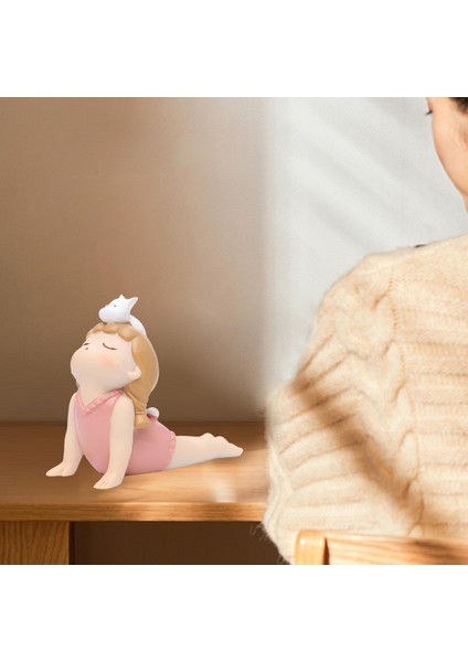 Tavşan Kı Poz Heykelcik Meditasyon Kitaplık Raf Mochizuki Için Hediyeler (Yurt Dışından)