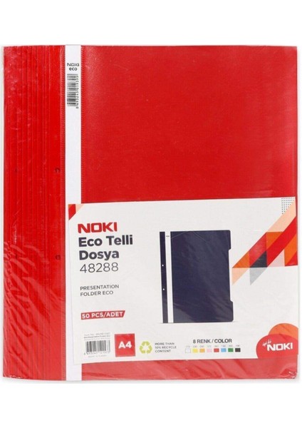 Kırmızı Telli Dosya Eco 50'li