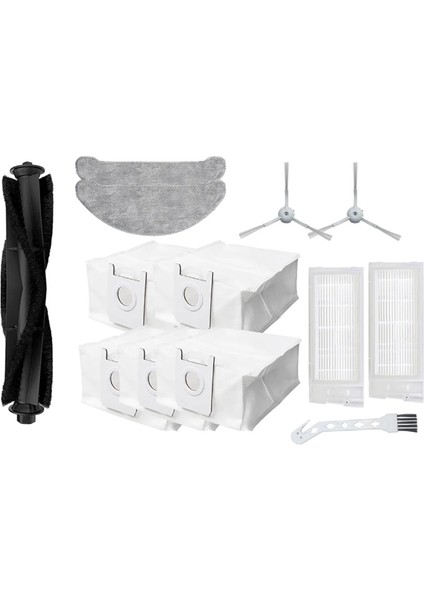 Xclea H30 PLUS/H40 Plus Robot Süpürge Ana Yan Fırça Hepa Filtre Paspas Bezi Toz Torbası Için Yedek Parçalar (Yurt Dışından)