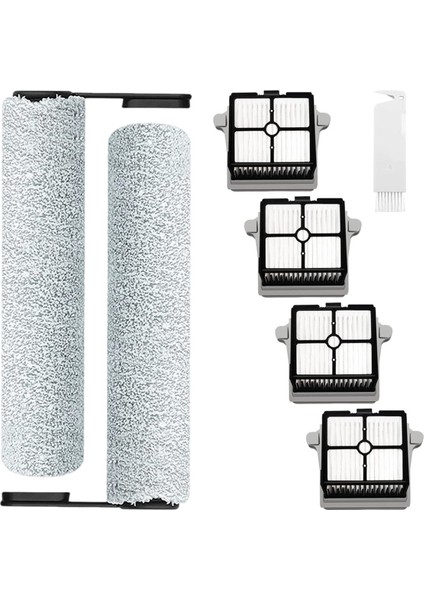 Tineco Floor One S6/S6PRO Kablosuz Islak Kuru Zemin Yıkama Elektrikli Süpürgesi Için Yedek Hepa Filtreleri ve Fırça Rulosu Seti (Yurt Dışından)