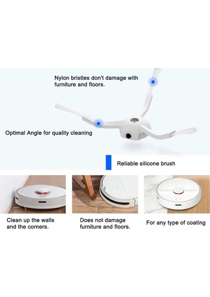 Xiaomi Mi Robot Süpürge 1/1s Roborock S4 S5 S50 S51 Max SDJQR01RR SDJQR02RR SDJQR03RR Aksesuar Kiti Için 19 Adet (Yurt Dışından)