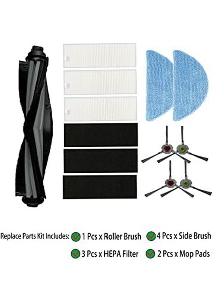 Yeedi K650 Robotik Süpürge Ataşmanları Için Yedek Parçalar (Yurt Dışından)