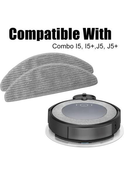 Irobot Roomba Combo I5, I5+, J5, J5 Plus Yedek Parçalar Aksesuarlar Ana Yan Fırça Filtre Paspas Toz Torbası A ile Uyumludur (Yurt Dışından) fırsatları