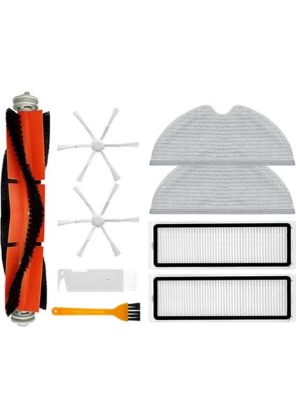 Xiaomi Mi Robot Vakum Mop 2 STYTJ03ZHM Robot Vakum Temizleyici Ana Yan Fırça Hepa Filtre Mop Bezi Aksesuarları (Yurt Dışından)