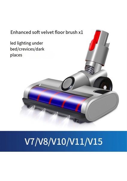 Dyson V7 V8 V10 V11 V15 Elektrikli Süpürge Paspas Başlığı Aksesuarları Elektrikli Süpürge Paspas Başlığı Zemin Fırçası Değişimi Için Uygundur (Yurt Dışından) fiyatları
