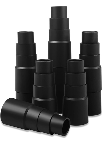 6'lı Paket Elektrikli Süpürge Adaptörleri 4 Katmanlı Siyah, Hortum Adaptörü Elektrikli Süpürge 25 mm Ila 42 Mm, Hortum Redüktörü (Yurt Dışından)