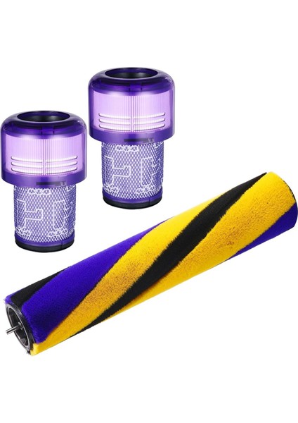 Dyson V12 Detect Slim Rulo Fırçaları, Hepa Filtreli Elektrikli Süpürge Rulo Zemin Ucu Aksesuarları (Yurt Dışından)