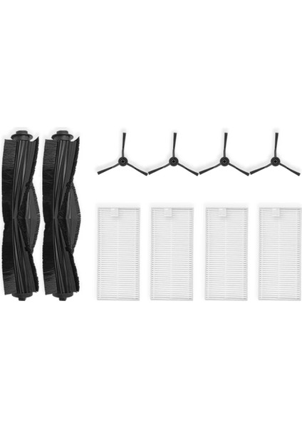 Eureka J20 / Midea W20 / W20 Pro Robot Süpürge Ana Yan Fırça Hepa Filtre Yedek Parça Aksesuarları (Yurt Dışından)