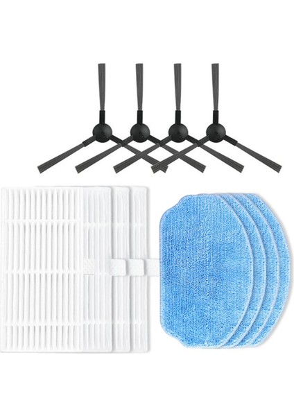 Mamibot Provac Titan Yedek Parça Aksesuarları Yan Fırça Paspas Bezi Filtre (Yurt Dışından)