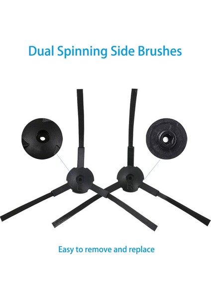 Filtre Yan Fırçalar Yedek Parça Seti Ilıfe V3 V3S V5 V5S V5S Pro Elektrikli Süpürge Robot Aksesuarları (Yurt Dışından) fiyatları