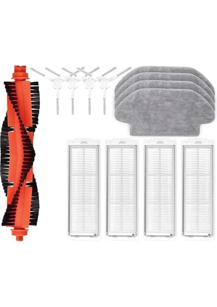 Xiaomi Mi Robot Vacuum Mop 2s / Mop P / Mop Pro / XMSTJQR2S / STYTJ02YM Parçaları Ana Yan Fırça Hepa Filtre Mop (Yurt Dışından)