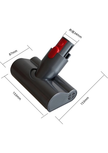 Dyson V7 V8 V10 V11 Modelleri Için Mini Elektrikli Fırça Türbin Başlığı Kumaş Kanepeler Yataklar Fırçaları Temizlemek Için (Yurt Dışından)