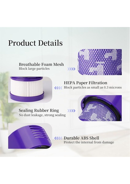 Dyson V10 SV12 Crodless Elektrikli Süpürgeler Için Vakum Filtreleri Yedekleri Hepa Filtreleri, Parça 969082-01'I Değiştirin (Yurt Dışından) fırsatları