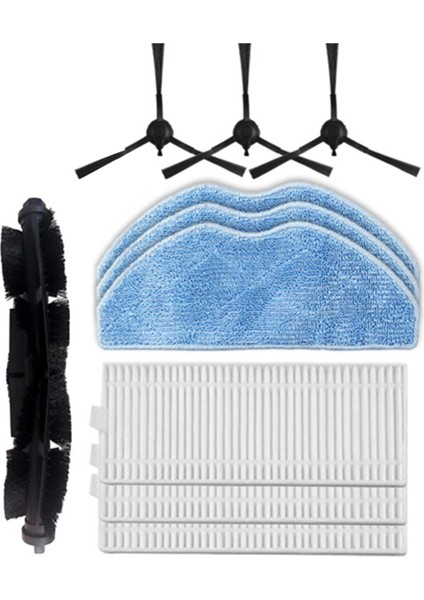 Rowenta X-Plorer Serie 75S RR8577WH, RR8567WH, 75 S+ RR8587WH Aksesuarları Fırça Hepa Filtre Silme Bezi Parçalar (Yurt Dışından)