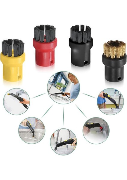 Karcher Easyfix Sc2 Sc3 Sc4 Sc5 Buharlı Temizleyici Zemin Bezi Yuvarlak Fırça Pencere Nozulu Kazıyıcı Buharlı Temizleme Parçaları (Yurt Dışından) fiyatları