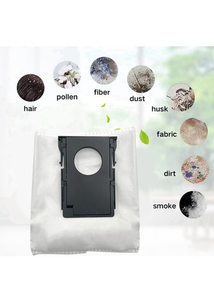 Eureka J20 / Midea W20/W20 Pro Robot Süpürge Için 10 Adet Vakum Toz Torbası Değiştirilebilir Parçalar Toz Torbası (Yurt Dışından) modelleri