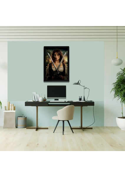 Dizi- Film Karakter ve Afişleri Mdf Plastik Çerçeveli Dekoratif Tablo 01 indirimleri