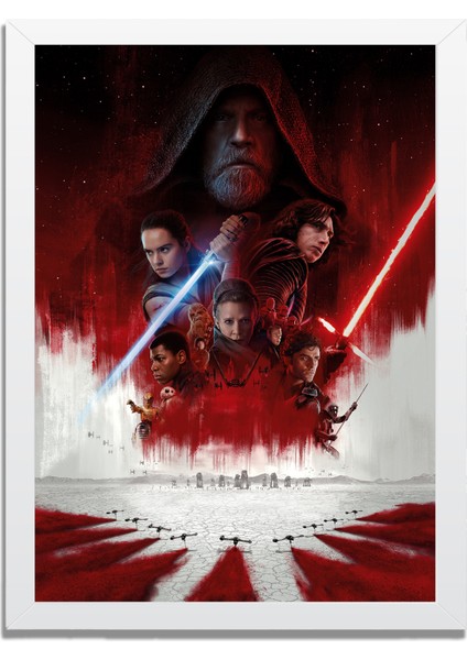 Dizi- Film Karakter ve Afişleri Mdf Plastik Çerçeveli Dekoratif Tablo 01