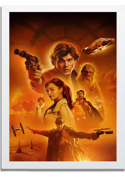 Dizi- Film Karakter ve Afişleri Mdf Plastik Çerçeveli Dekoratif Tablo 01