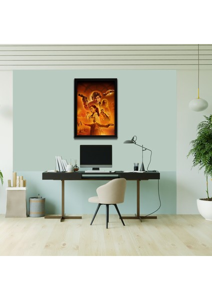 Dizi- Film Karakter ve Afişleri Mdf Plastik Çerçeveli Dekoratif Tablo 01 indirimleri