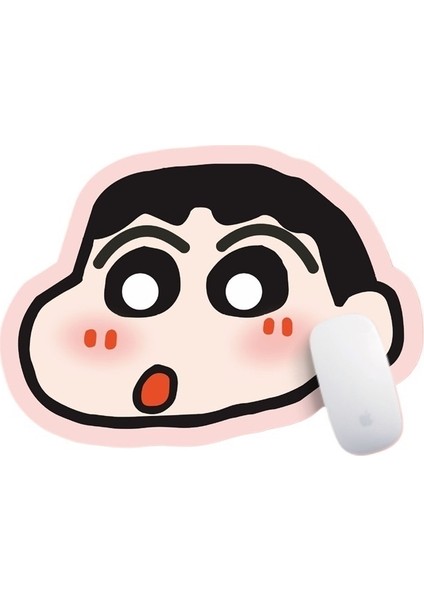 Özel Şekilli Mouse Pad Crayon Shin-Chan Çizgi Film Sevimli Ofis Bilgisayar Oyunu Kaymaz Kauçuk Masa Matı (Yurt Dışından)