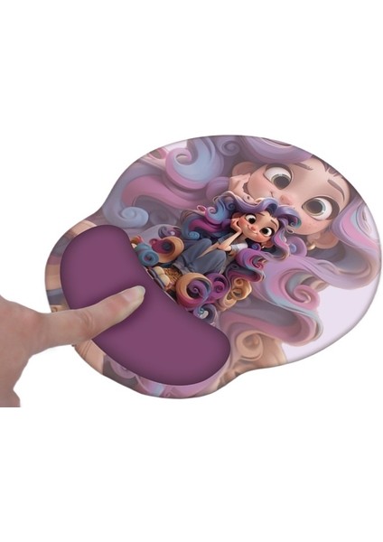Mouse Pad Bilek Desteği Klavye Bilek Desteği Kızlar Ofis Bilgisayar Silikon Kaymaz Mat (Yurt Dışından) modelleri