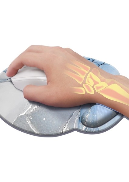Yeni Bilek Mouse Pad Silikon Mouse Pad Oyun Klavyesi Pad El Desteği (Yurt Dışından)