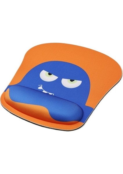 Kontrast Renk Karikatür Ifade Bilek Mouse Pad Büyük E-Spor Oyunu El Yastığı Yumuşak Kaymaz Üç Boyutlu Masa Matı (Yurt Dışından)
