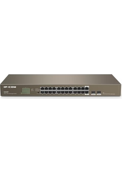 Ip-Com IP-G1024F 24 Port Gıgabıt + 2X1GB Sfp Uplınk Rackmount Swıtch