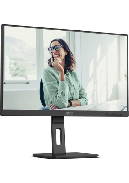 23.8 Aoc 24P3CV IPS 4ms 75MHZ 1xhdmı 1xdp USB Type-C Fhd 1920X1080 Hoparlör Çerçevesiz Flıcker-Free Pıvot Vesa Siyah
