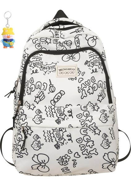 Kadın Ortaokul Öğrencileri Için Okul Çantası Büyük Kapasiteli Seyahat Sırt Çantası Üniversite (Yurt Dışından)