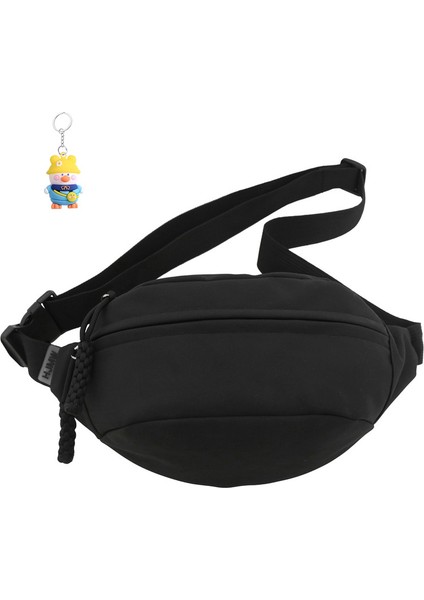 Çift Göğüs Çantası Rahat Spor Küçük Omuz Çantası Basit Seyahat Omuz Çantası Messenger Çantası (Yurt Dışından)