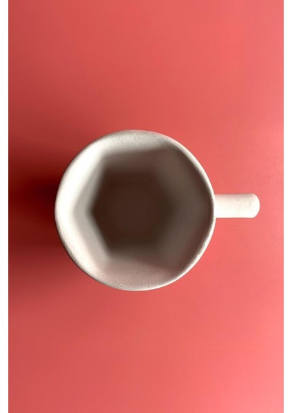 Köşeli Kupa - Seramik Bisküvi 27'li (Ham Ürün) fırsatları