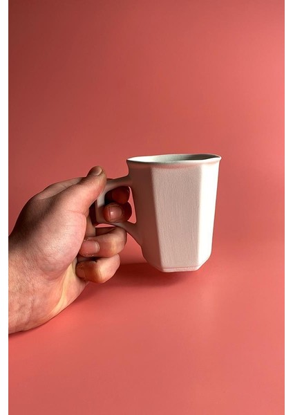 Köşeli Kupa - Seramik Bisküvi 27'li (Ham Ürün) indirimleri