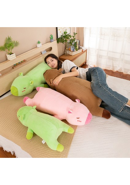 Uzun Capybara Yastık Bebek Bebek Peluş Oyuncaklar Tatil Hediyesi (Yurt Dışından) fırsatları