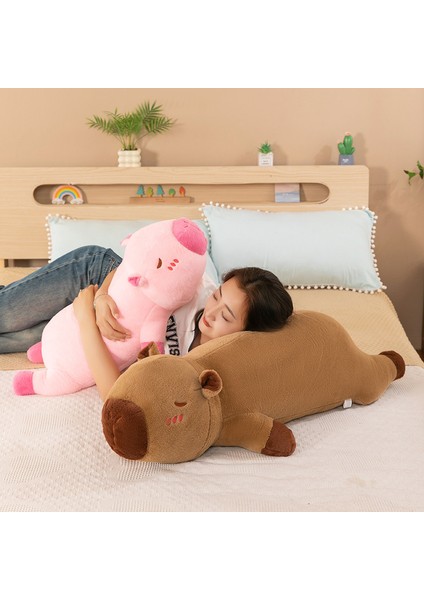 Uzun Capybara Yastık Bebek Bebek Peluş Oyuncaklar Tatil Hediyesi (Yurt Dışından) indirimleri