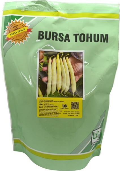 Bt Beyaz Barbunya Tohumu Safran 1kg